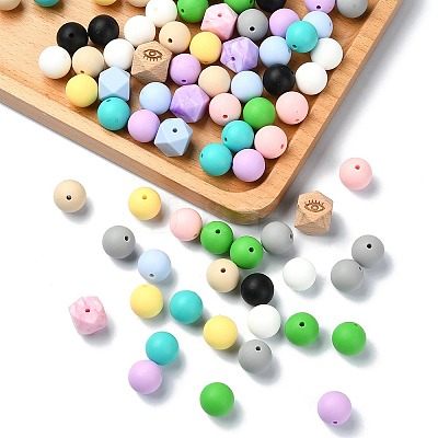 DIY Tassel & Silicone Beaded Keychain Making Kit DIY-YW0008-57-1