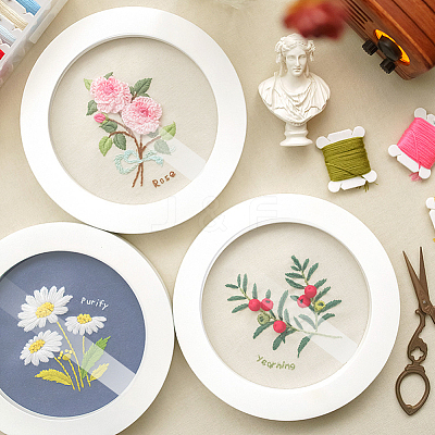16Pcs 4 Styles Acrylic Plates AJEW-OC0005-32-1
