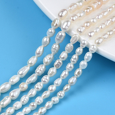 Natural Cultured Freshwater Pearl Beads Strands X1-PEAR-N012-03D-1