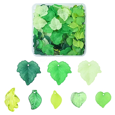 76G 8 Style Transparent Acrylic Pendants OACR-FS0001-15-1