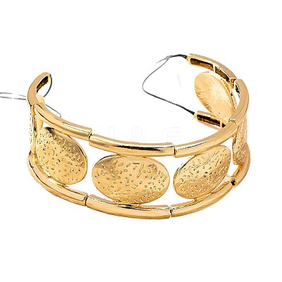 Alloy Oval Hollow Choker Necklaces for Women WGA6DF3-01-1