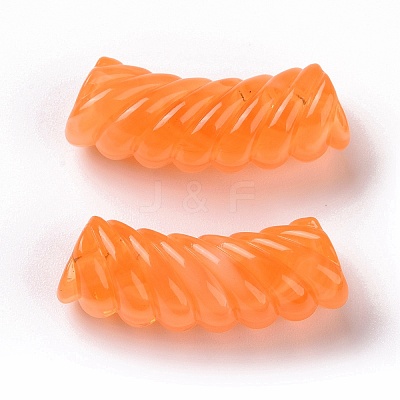 Two Tone Opaque Acrylic Beads OACR-A016-06C-1