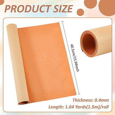 1 Roll Self-adhesive PVC Leather Fabric DIY-BC0015-42A-1