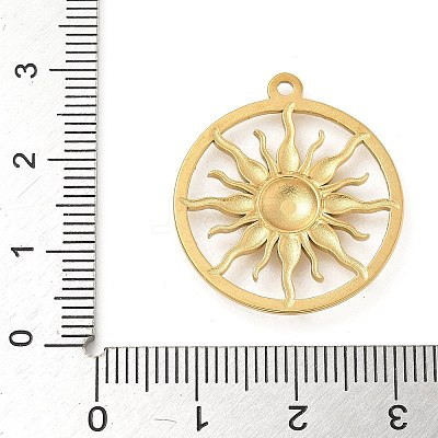 304 Stainless Steel Pendants STAS-I322-01G-01-1
