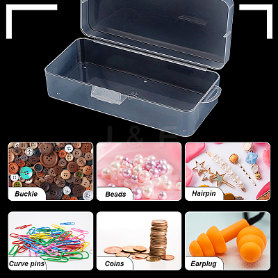 Transparent Plastic Storage Boxes CON-WH0094-35A-1