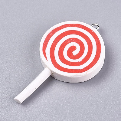 Handmade Polymer Clay Pendants CLAY-L002-A01-1