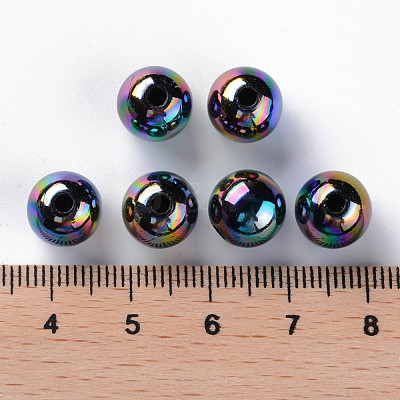 Opaque Acrylic Beads MACR-S370-D10mm-S002-1