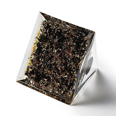 Orgonite Pyramid Resin Energy Generators AJEW-D056-01G-1