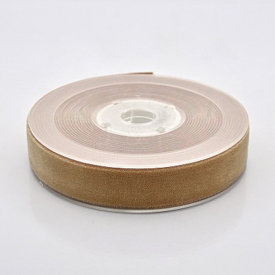 Polyester Velvet Ribbon for Gift Packing and Festival Decoration SRIB-M001-19mm-845-1