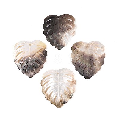 Black Lip Shell Pendants SHEL-S274-78-1