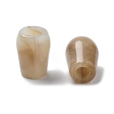Two Tone Acrylic Beads OACR-S042-03C-1