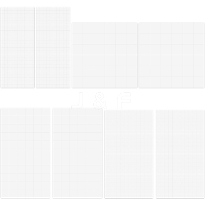 8 Sheets 4 Styles Double Sided Adhesive EVA Foam Sheets AJEW-SP0002-63A-1