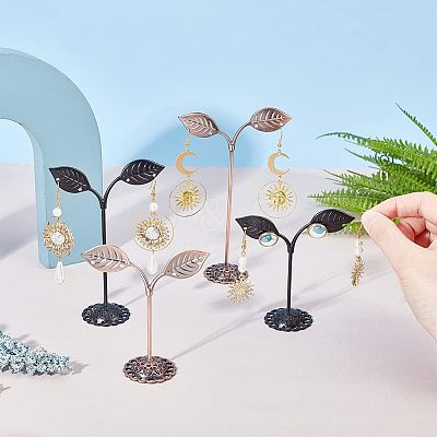 3 Pcs Iron Earring Displays Sets EDIS-FG0001-09-1
