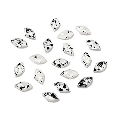 Spot Pattern Resin Cabochons MRMJ-G015-13-1