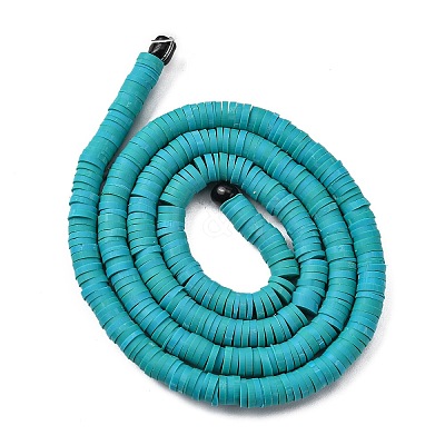 Handmade Polymer Clay Beads Strands LS-CLAY-R089-4mm-Q107-1