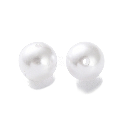 Plastic Imitation Pearl Beads FIND-M059-01C-09-1