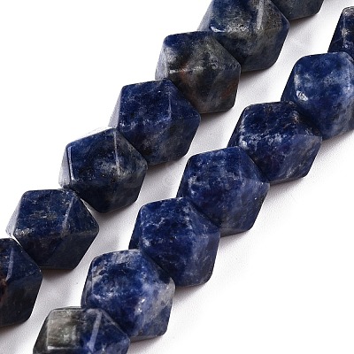 Natural Sodalite Beads Strands G-T138-41-1
