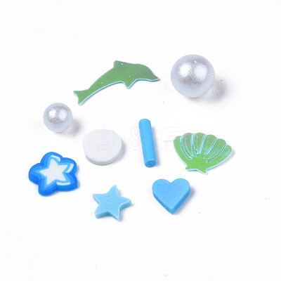 Handmade Polymer Clay Cabochons CLAY-N006-87-1