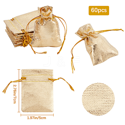 60Pcs Organza Drawstring Bags OP-BBC0001-01A-1