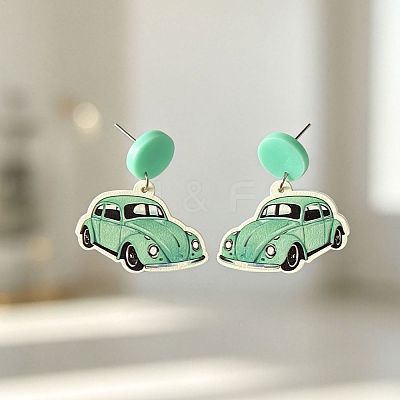 Acrylic Stud Dangle Earrings WGC4B0F-02-1