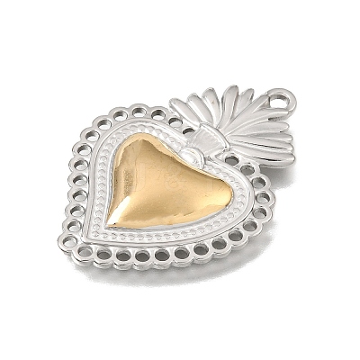 304 Stainless Steel Pendants SA-CBAB767-07PG-1