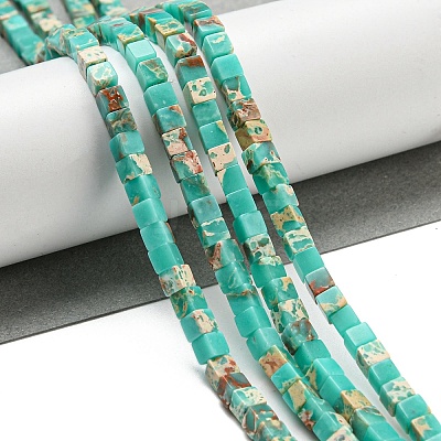 Synthetic Imperial Jasper Beads Strands G-C129-A13-01-1