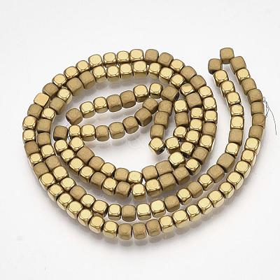 Electroplate Non-magnetic Synthetic Hematite Bead Strands G-Q467-11F-1