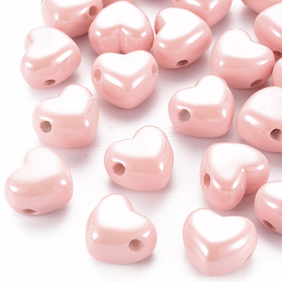 Opaque Acrylic European Beads MACR-S372-03B-82-1