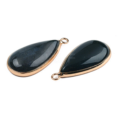 Natural Moss Agate Pendants X-G-S344-51B-1