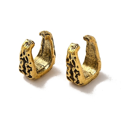Tibetan Style Alloy Snap on Bails FIND-A038-01AG-1