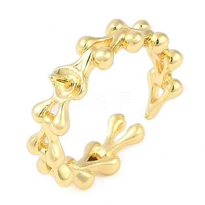 Brass Cuff Finger Ring Settings LS-KK-L219-15B-G-1