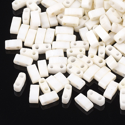 2-Hole Opaque Glass Seed Beads LS-SEED-S023-05A-1