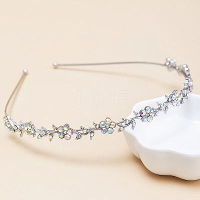 Iron with Rhinestone Hair Bands for Girl PW-WG77244-07-1