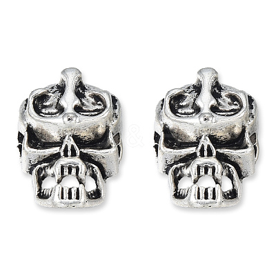 Tibetan Style Alloy Beads TIBEB-N005-091-1