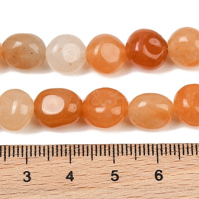 Natural Red Aventurine Beads Strands GG-CBA787B-A15-1