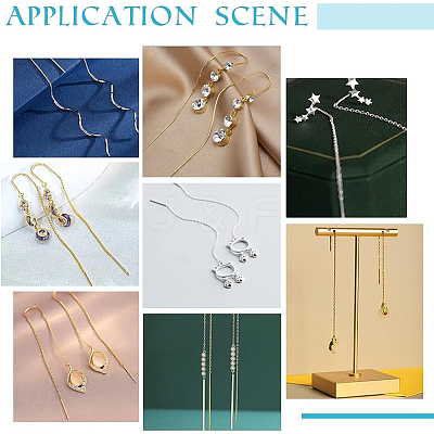 12 Pairs 2 Colors 304 Stainless Steel Stud Earring Finding STAS-UN0049-43-1