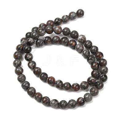 Natural Fluorescent Syenite Rock(Glow under UV Light) Beads Strands GG-NH0012-A01-6mm-1