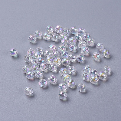 Eco-Friendly Transparent Acrylic Beads X-PL732-2-1