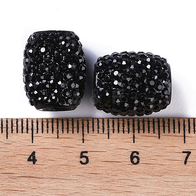 Opaque Resin European Jelly Colored Beads RESI-B025-02A-03-1