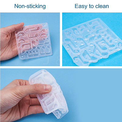 DIY Pendants Silicone Molds DIY-BG0001-55-1