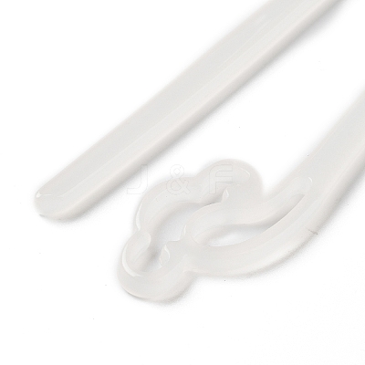 Opaque Acrylic Hair Sticks OHAR-C011-03H-1