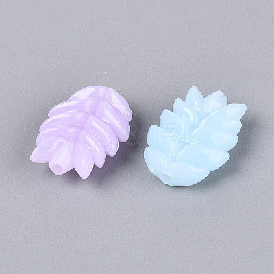 Imitation Jelly Acrylic Beads OACR-N150-27-1