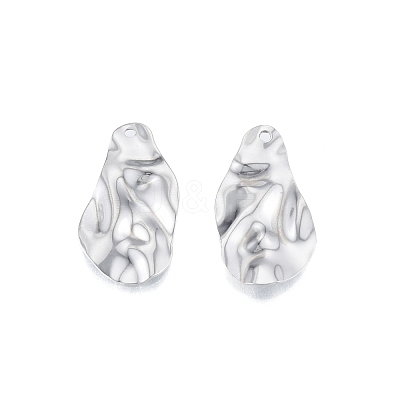 Non-Tarnish 201 Stainless Steel Pendant STAS-B027-25P-1
