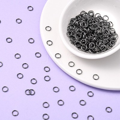 Iron Split Rings JRD6MM-01B-NF-1