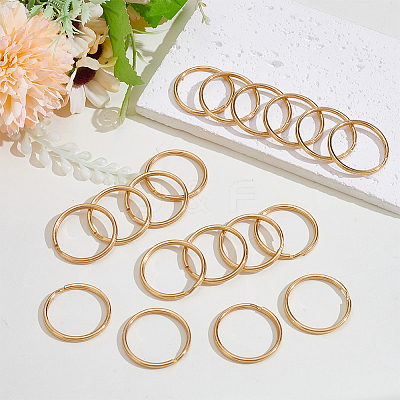 50Pcs Iron Keychain Clasps FIND-SP0005-56KCG-1