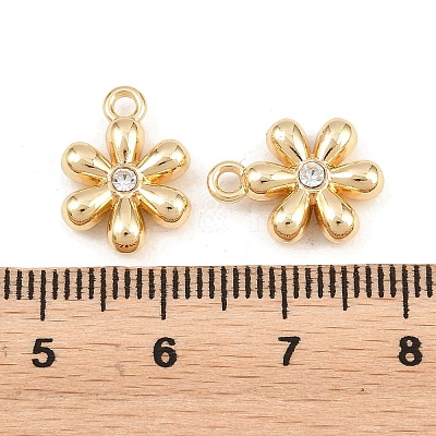 Rack Plating Alloy Rhinestone Pendants PALLOY-T096-08G-02-1