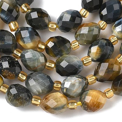 Natural Tiger Eye Beads Strands G-F809-A26-01-1