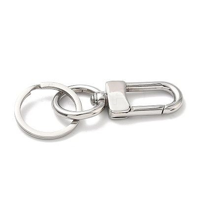 304 Stainless Steel Keychain Rings STAS-H238-02P-1