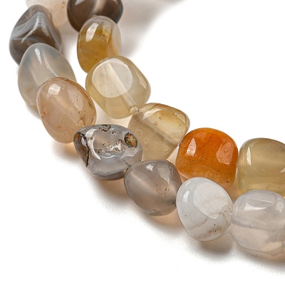 Natural Botswana Agate Beads Strands G-D081-A10-01-1