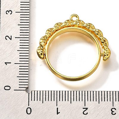Alloy Open Back Bezel Pendants PALLOY-I223-17G-1